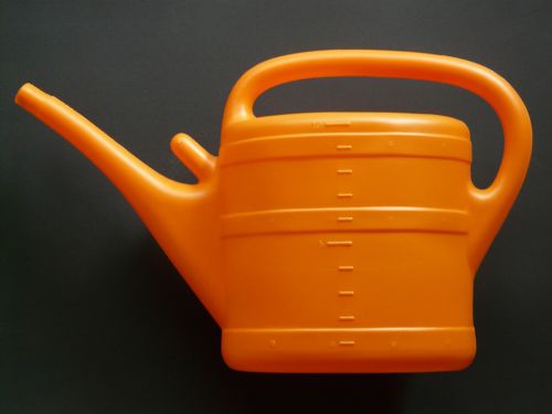 watering can casting orange