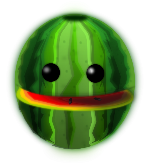 watermelon cartoon happy