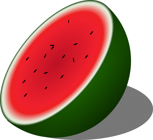 watermelon melon half