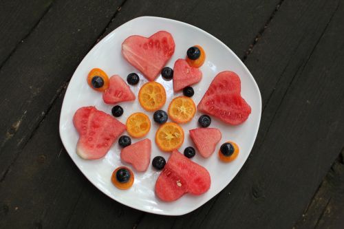 watermelon blueberries fruit