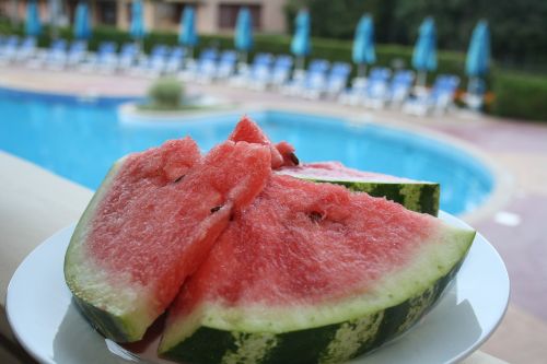 watermelon pool food