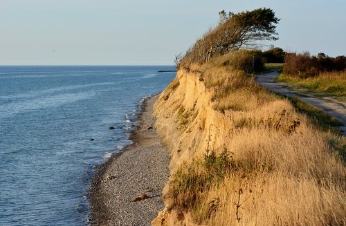 waters  coast  darß