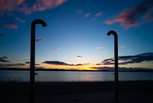 waters  sky  sunset