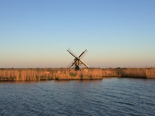 waters  nature  windmill