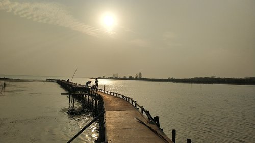 waters  lake  dawn