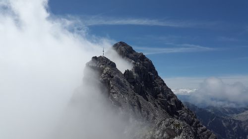 watzmann southern tip rock berchtesgadener land