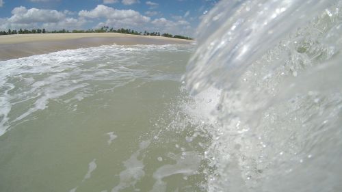 wave beach water