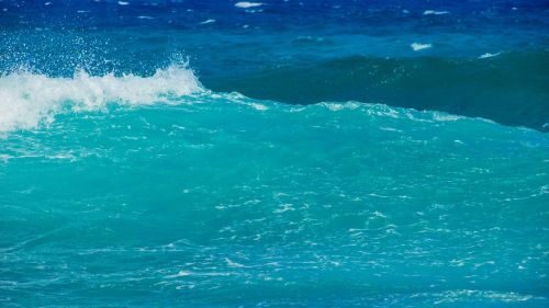 wave blue sea
