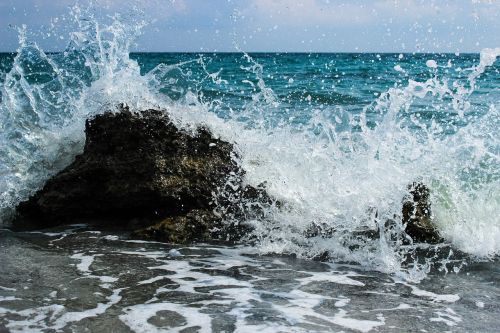 wave sea shore