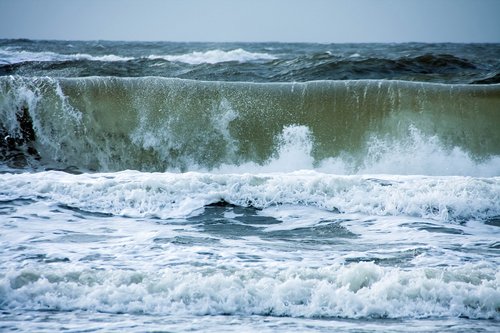 wave  north sea  somersault