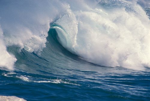 wave foam ocean