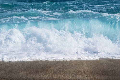 wave  sea  blue