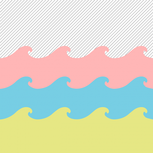 wave pattern stripe