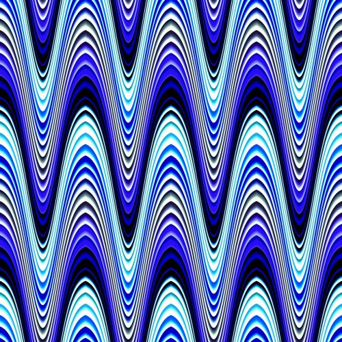 waves wavy blue