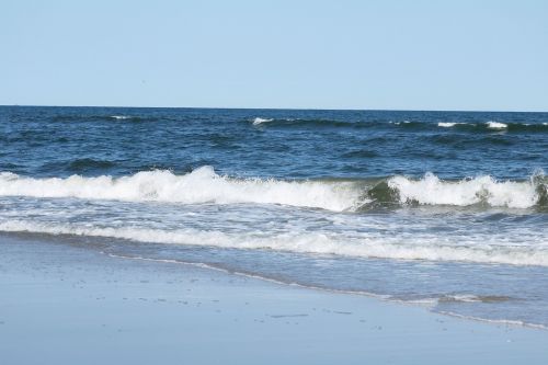 waves beach ocean