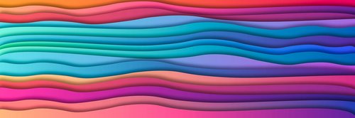 waves  gradient  pastel