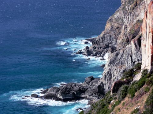 Waves On Rocky Coast