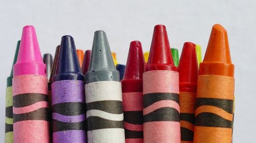 wax crayons drawing