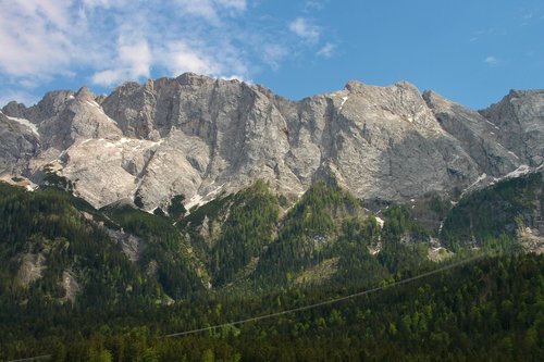 weather stones  alpine  wetterstein mountains