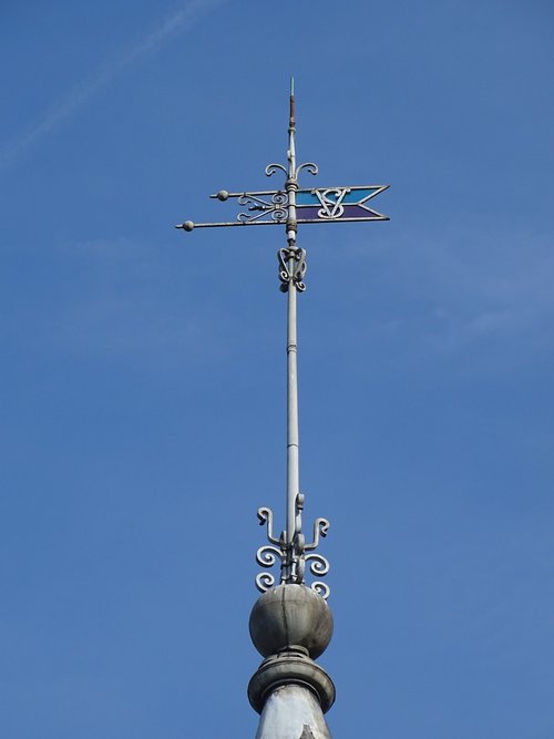 weather vane  sky  keep