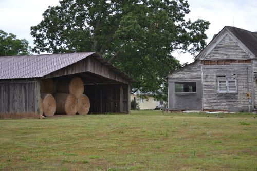 weathered farm rural