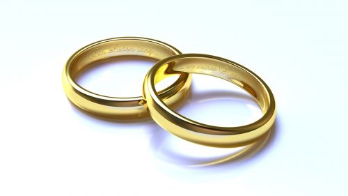wedding rings gold