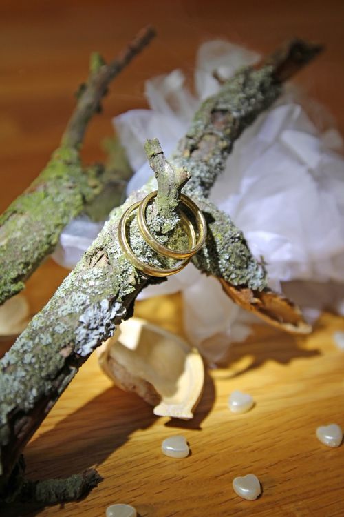 wedding rings decoration