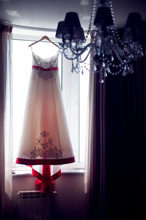 wedding window wedding dress