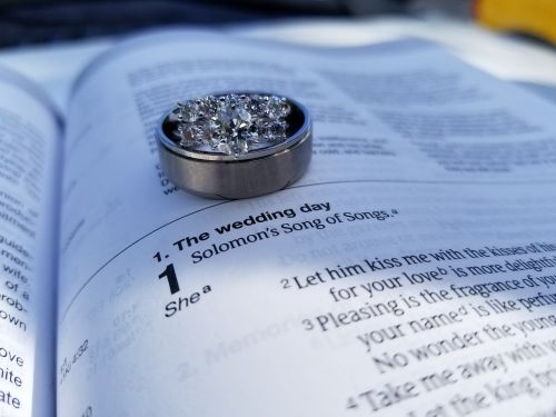 wedding ring bible