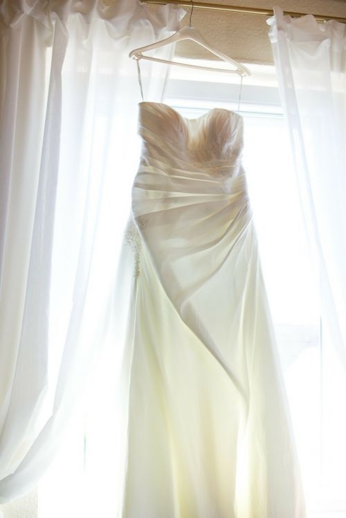 wedding dress curtain