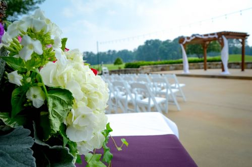 wedding outdoor table