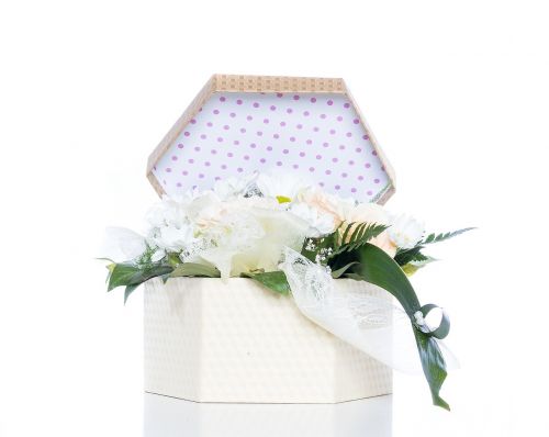 wedding box flowers