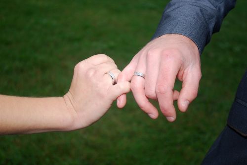 wedding hands wedding rings