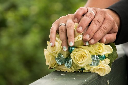 wedding  pair  bride