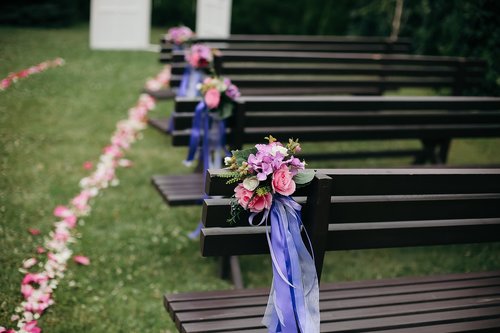 wedding  bench  arch