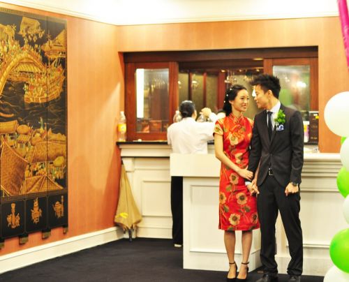 wedding chinese couple