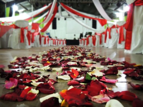 wedding roses decoration