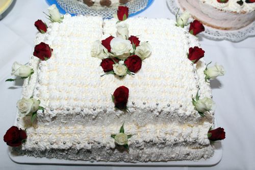 wedding cake book rose flower