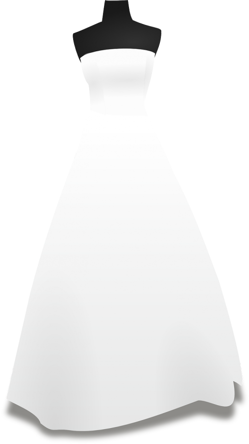 wedding dress grown robe