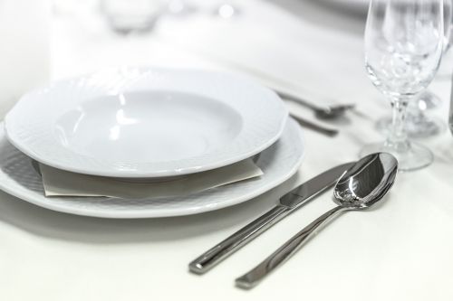 wedding reception banquet tableware