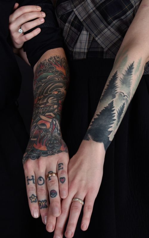 wedding rings rings tattoos