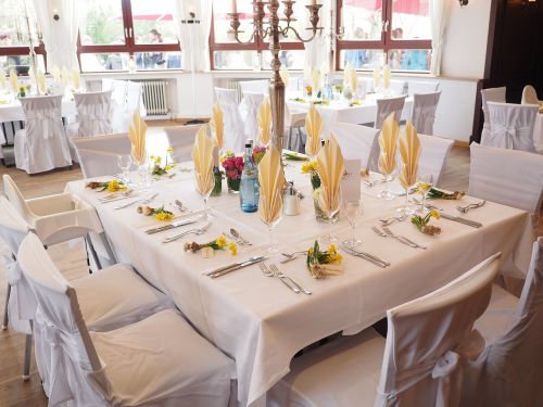 wedding table ballroom hall