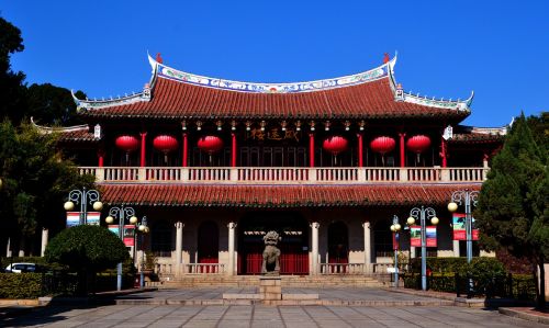 weiyuan house building scenic