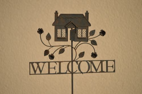 welcome sign welcome sign