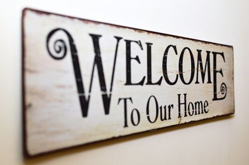 welcome to our home welcome tablet