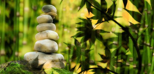 wellness  stones  stack