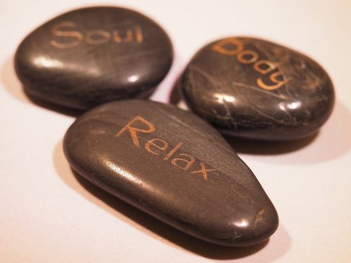 wellness relaxation stones