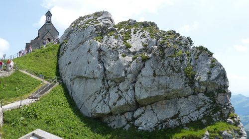 wendelstein mountains sunshine