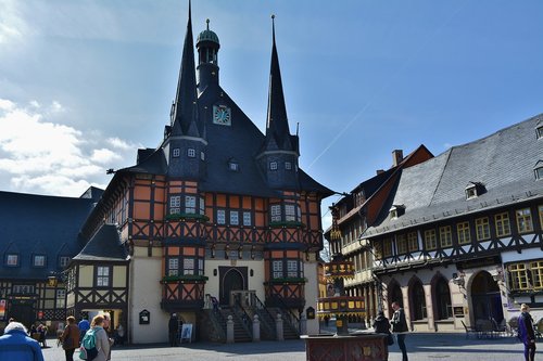 wernigerode  town hall  historically