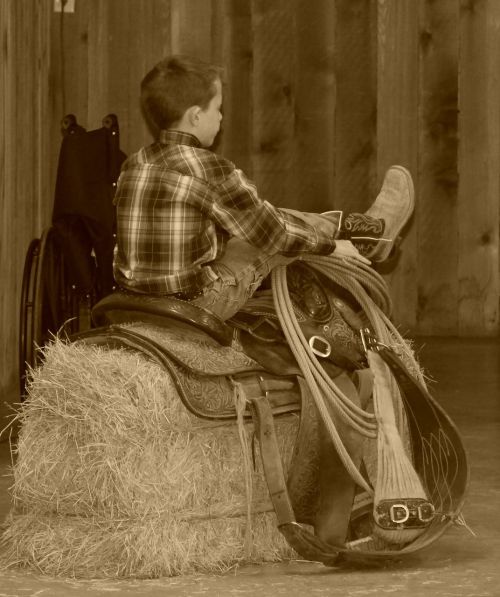 western kid cowboy